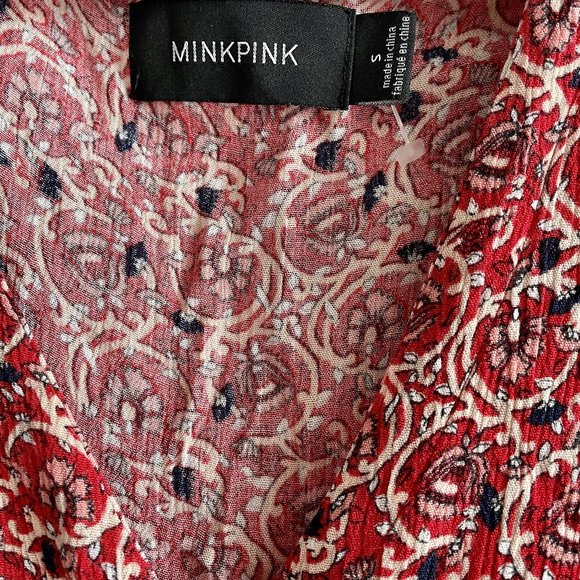 Minkpink Romper Red - Picture 3 of 8